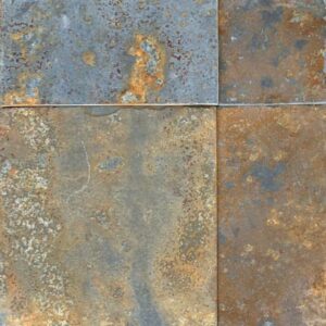 Pedra Ardósia Ferrugem Mosaico